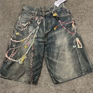 Acne Studios Candy Chain Jorts